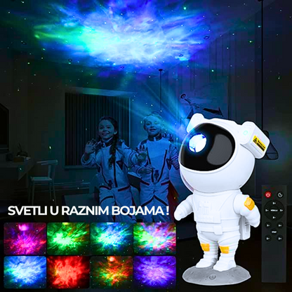 Svemirski svetleći astronaut - Projektor za dečiju sobu
